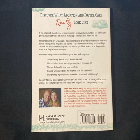 Honestly Adoption (Book for adoptive and foster parents) - Picture 2 of 2